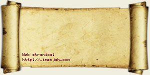 Kristina Pantić vizit kartica